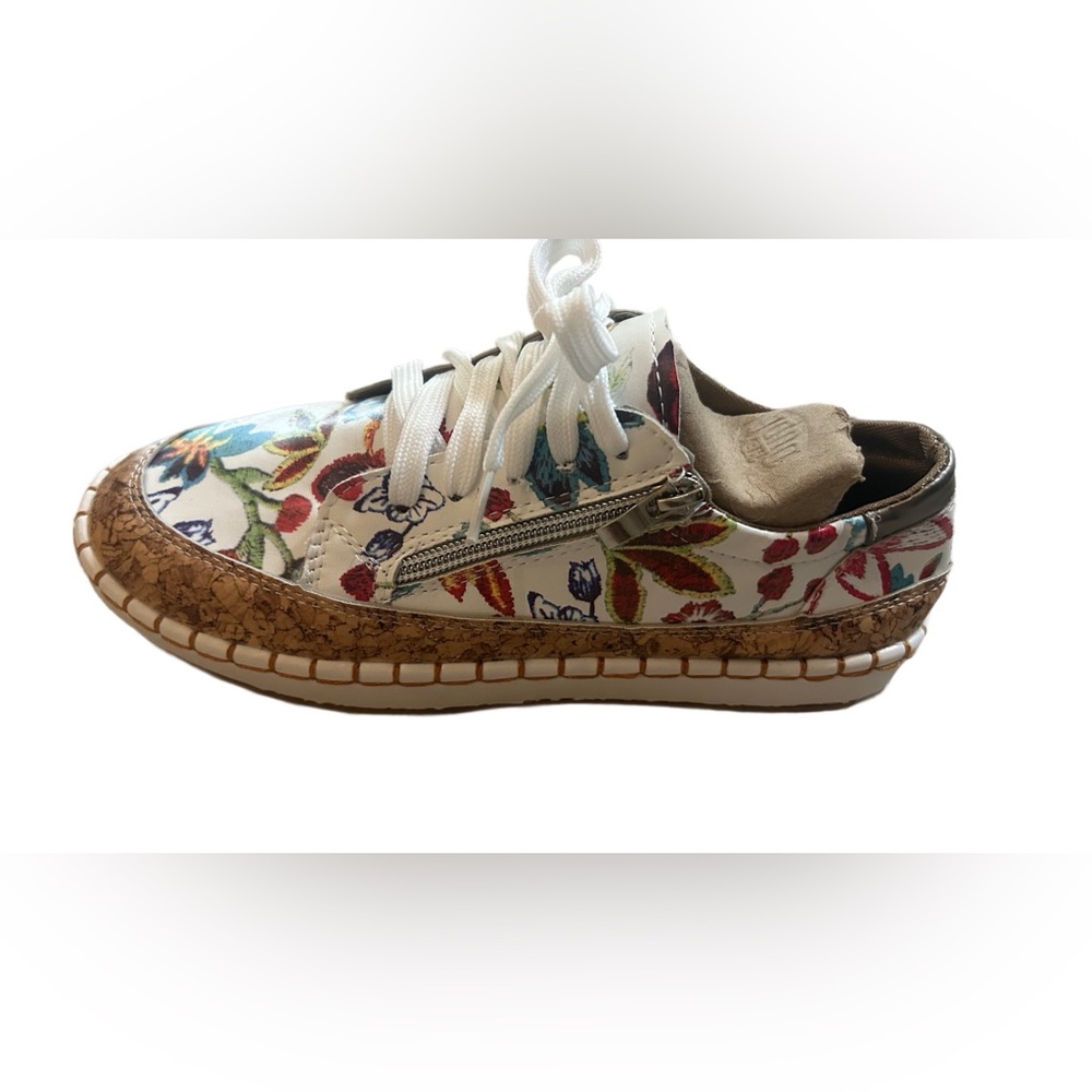 Floral Print Sneakers